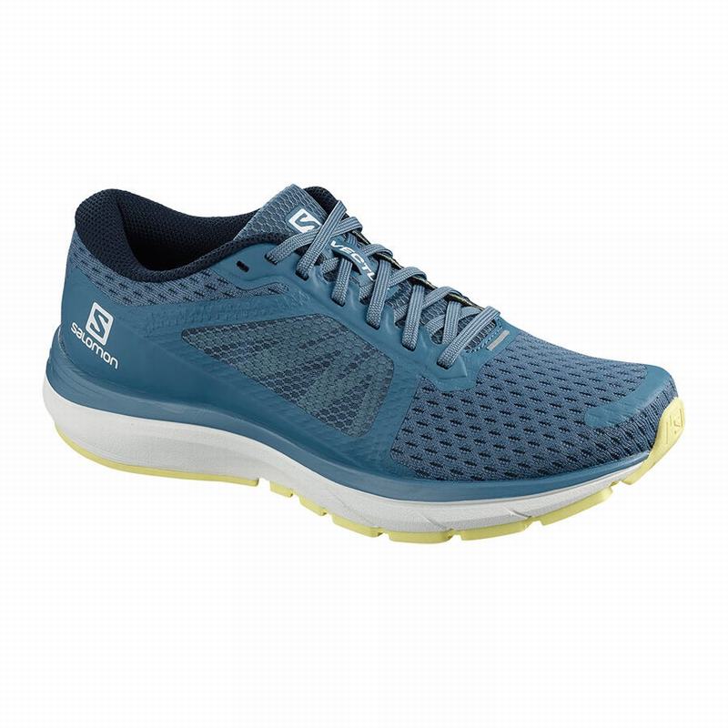 Salomon Singapore Womens Running Shoes - VECTUR Blue/White | 16054-ZUCY